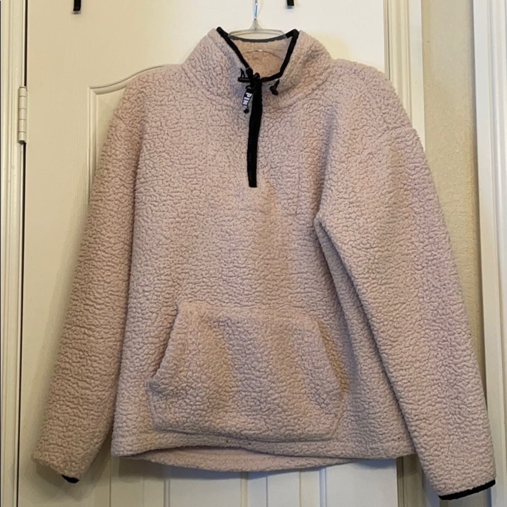 Pink Sherpa pull over